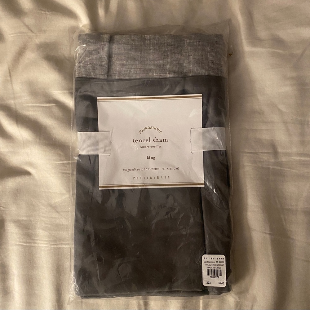 Pottery Barn Foundations King Tencel Sham